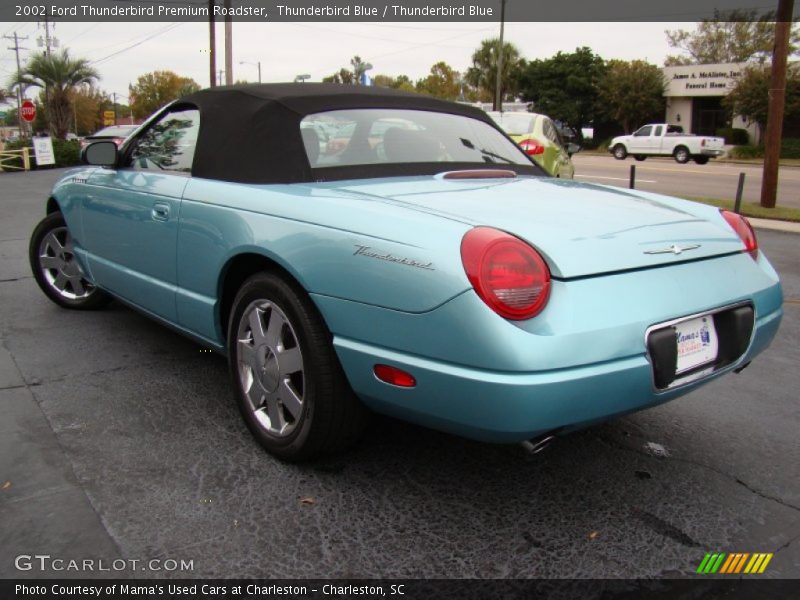 Thunderbird Blue / Thunderbird Blue 2002 Ford Thunderbird Premium Roadster