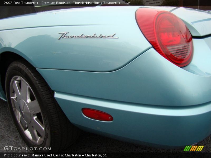 Thunderbird Blue / Thunderbird Blue 2002 Ford Thunderbird Premium Roadster