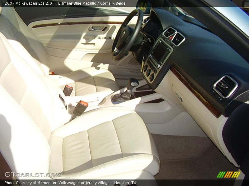 Eismeer Blue Metallic / Cornsilk Beige 2007 Volkswagen Eos 2.0T
