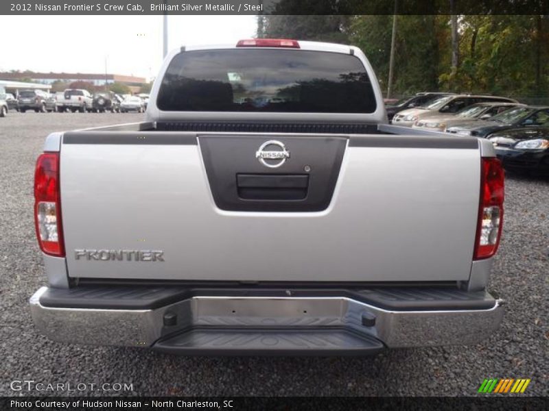 Brilliant Silver Metallic / Steel 2012 Nissan Frontier S Crew Cab