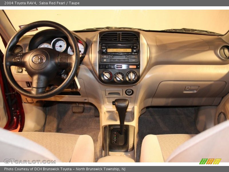 Salsa Red Pearl / Taupe 2004 Toyota RAV4