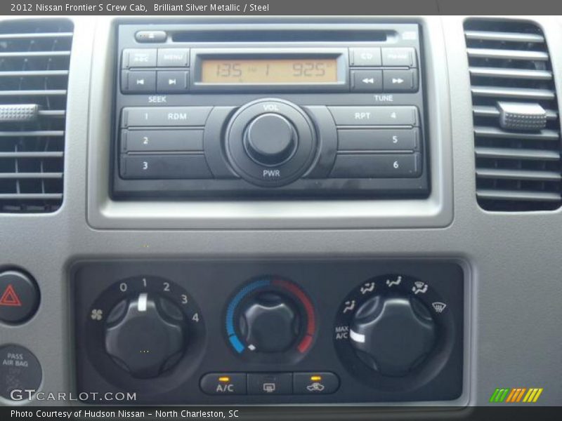 Brilliant Silver Metallic / Steel 2012 Nissan Frontier S Crew Cab