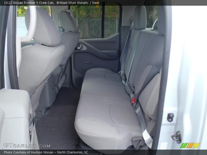  2012 Frontier S Crew Cab Steel Interior