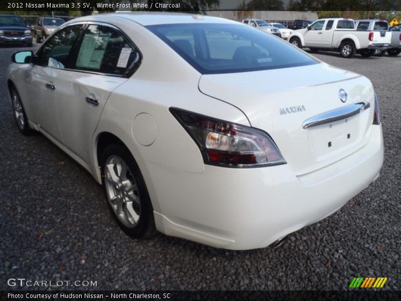 Winter Frost White / Charcoal 2012 Nissan Maxima 3.5 SV