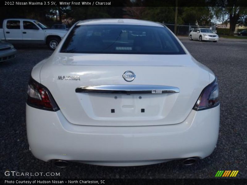 Winter Frost White / Charcoal 2012 Nissan Maxima 3.5 SV