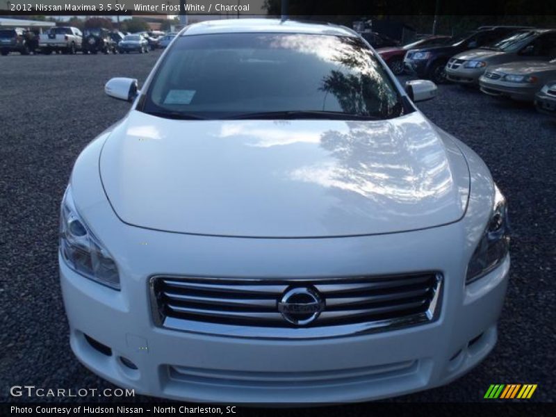 Winter Frost White / Charcoal 2012 Nissan Maxima 3.5 SV