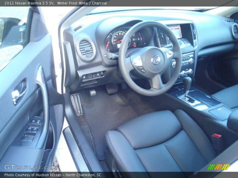 Winter Frost White / Charcoal 2012 Nissan Maxima 3.5 SV