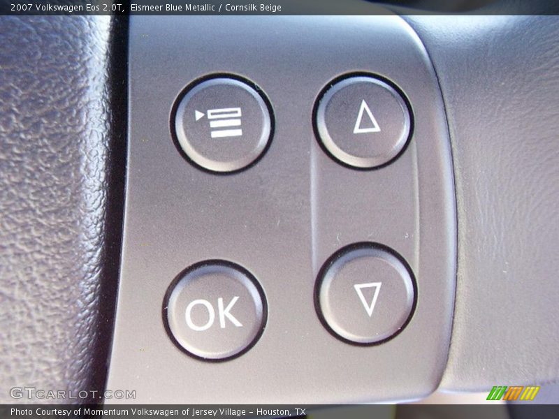 Eismeer Blue Metallic / Cornsilk Beige 2007 Volkswagen Eos 2.0T