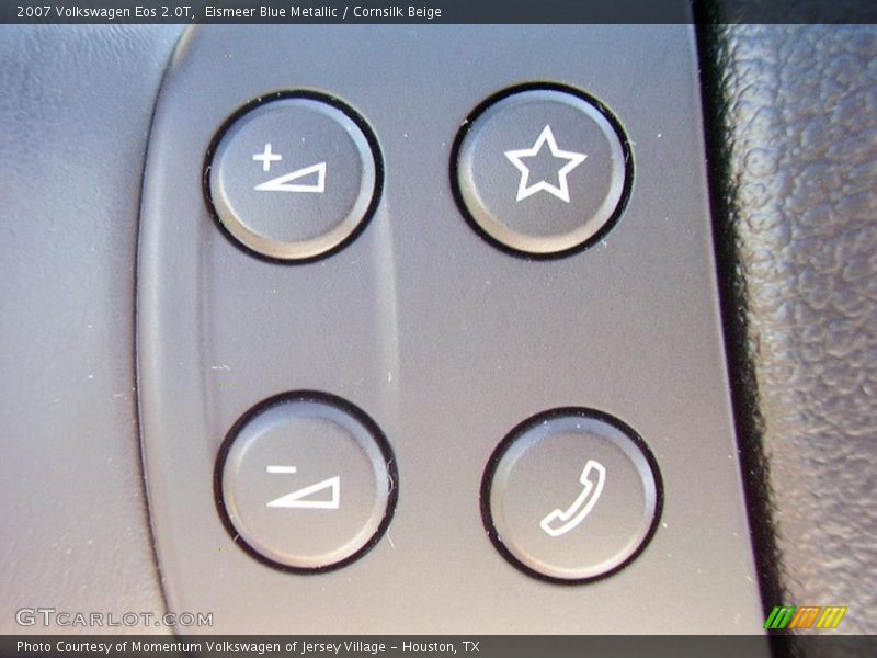 Eismeer Blue Metallic / Cornsilk Beige 2007 Volkswagen Eos 2.0T