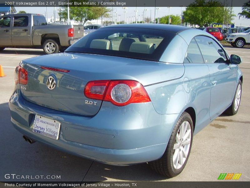 Eismeer Blue Metallic / Cornsilk Beige 2007 Volkswagen Eos 2.0T
