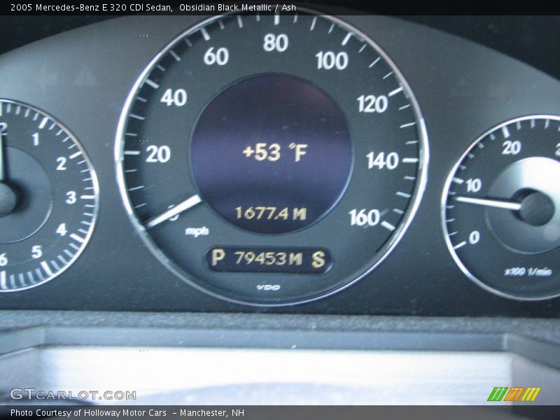 Obsidian Black Metallic / Ash 2005 Mercedes-Benz E 320 CDI Sedan