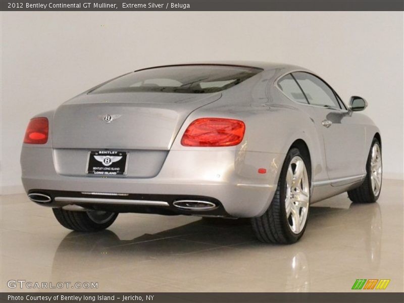 Extreme Silver / Beluga 2012 Bentley Continental GT Mulliner