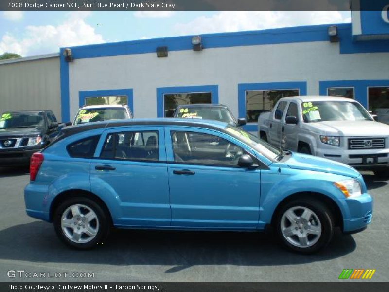 Surf Blue Pearl / Dark Slate Gray 2008 Dodge Caliber SXT