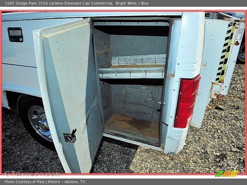 Bright White / Blue 1995 Dodge Ram 2500 Laramie Extended Cab Commercial