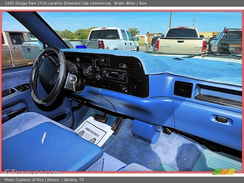 Dashboard of 1995 Ram 2500 Laramie Extended Cab Commercial