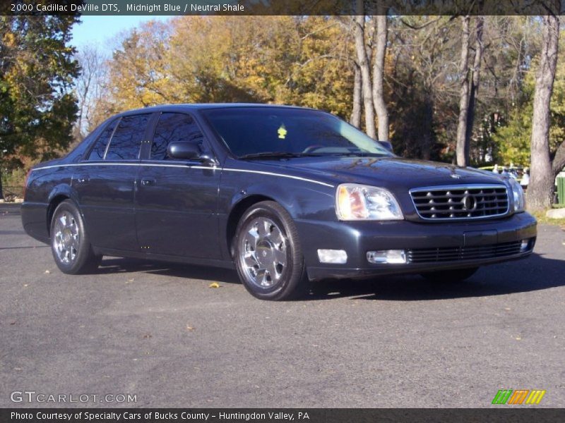 Midnight Blue / Neutral Shale 2000 Cadillac DeVille DTS