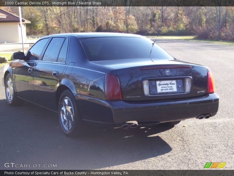 Midnight Blue / Neutral Shale 2000 Cadillac DeVille DTS