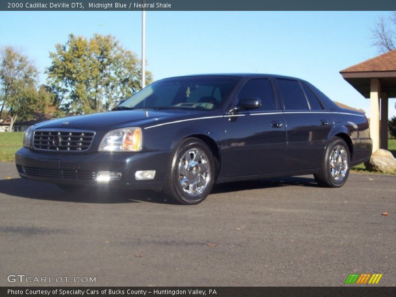 Midnight Blue / Neutral Shale 2000 Cadillac DeVille DTS