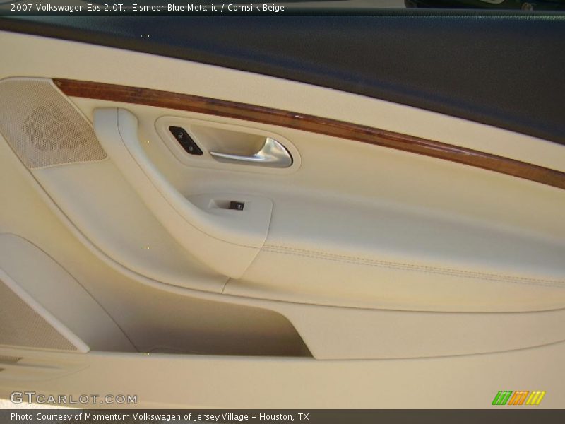 Eismeer Blue Metallic / Cornsilk Beige 2007 Volkswagen Eos 2.0T