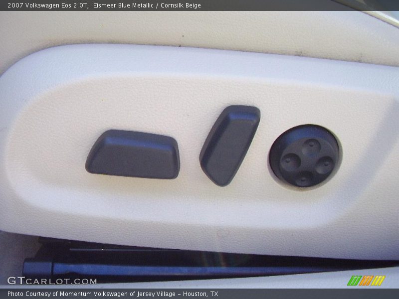 Eismeer Blue Metallic / Cornsilk Beige 2007 Volkswagen Eos 2.0T