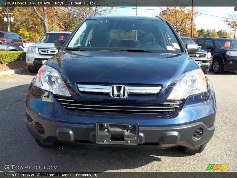 Royal Blue Pearl / Black 2009 Honda CR-V EX 4WD