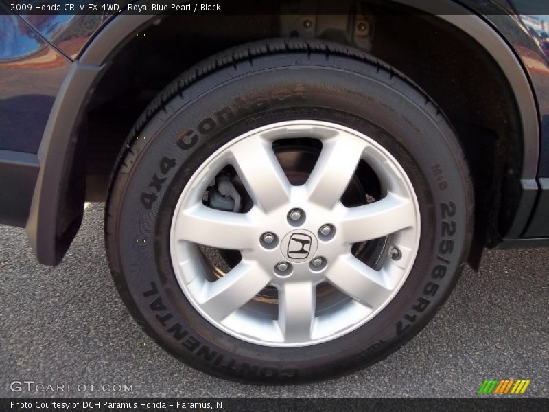 Royal Blue Pearl / Black 2009 Honda CR-V EX 4WD