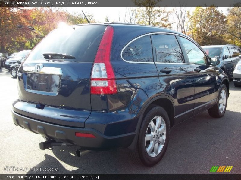 Royal Blue Pearl / Black 2009 Honda CR-V EX 4WD