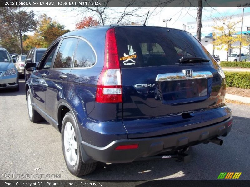 Royal Blue Pearl / Black 2009 Honda CR-V EX 4WD