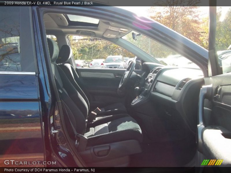 Royal Blue Pearl / Black 2009 Honda CR-V EX 4WD