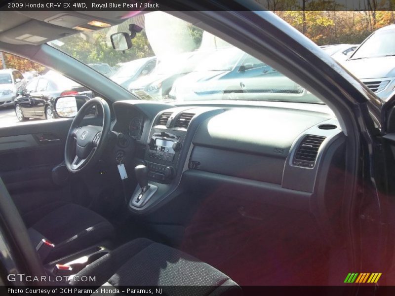Royal Blue Pearl / Black 2009 Honda CR-V EX 4WD