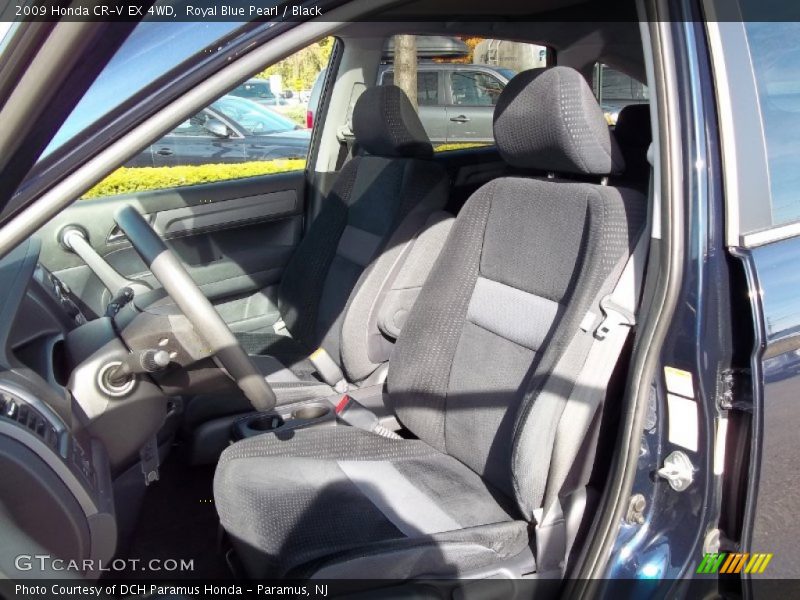 Royal Blue Pearl / Black 2009 Honda CR-V EX 4WD