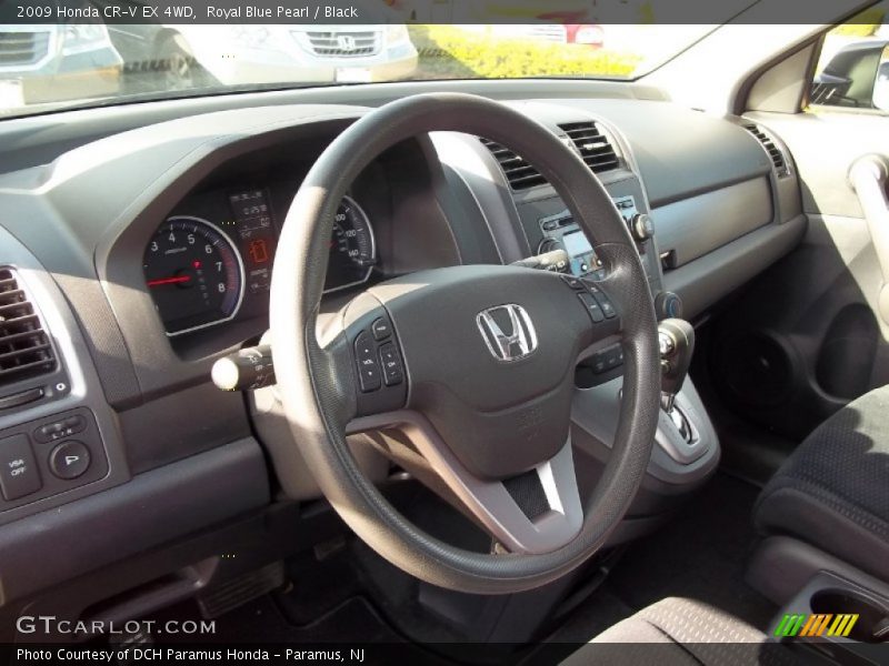 Royal Blue Pearl / Black 2009 Honda CR-V EX 4WD