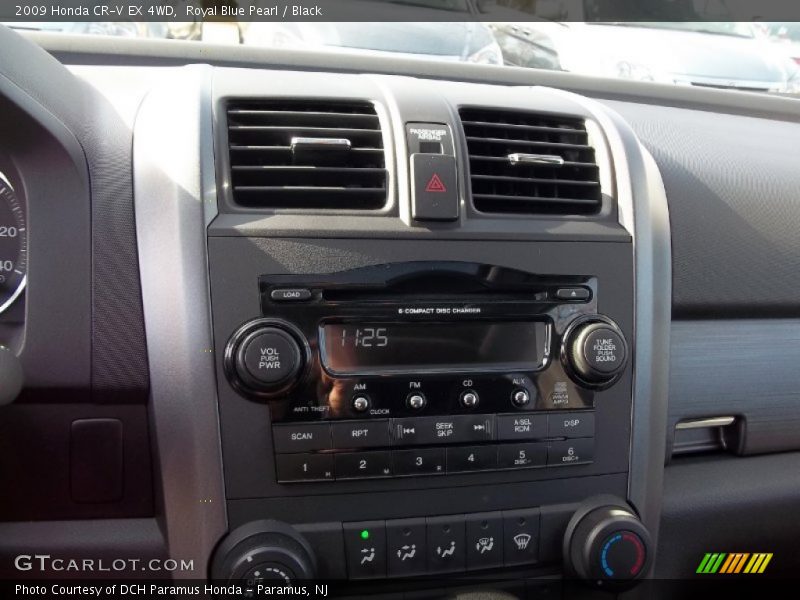Royal Blue Pearl / Black 2009 Honda CR-V EX 4WD