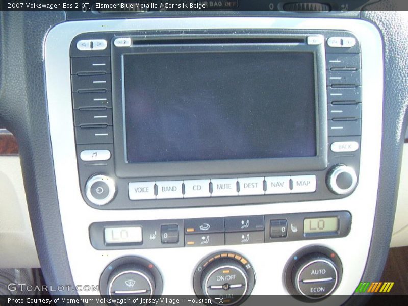 Eismeer Blue Metallic / Cornsilk Beige 2007 Volkswagen Eos 2.0T
