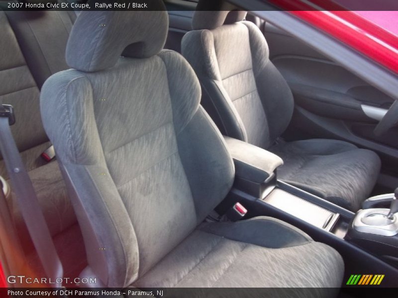 Rallye Red / Black 2007 Honda Civic EX Coupe