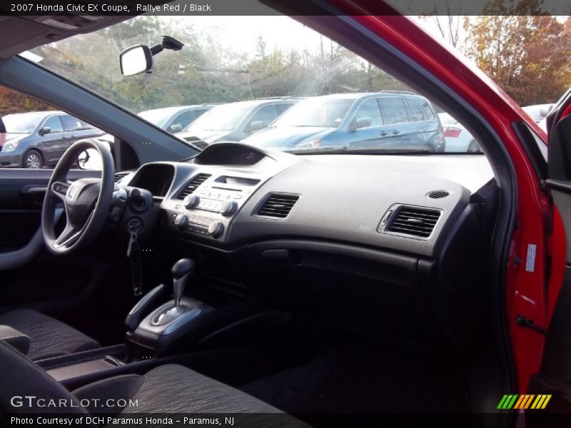 Rallye Red / Black 2007 Honda Civic EX Coupe