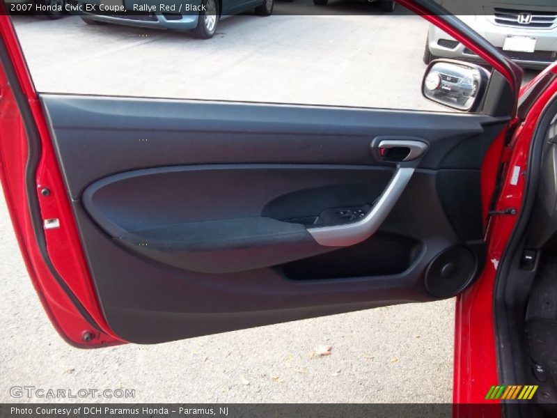 Rallye Red / Black 2007 Honda Civic EX Coupe
