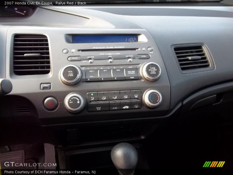 Rallye Red / Black 2007 Honda Civic EX Coupe