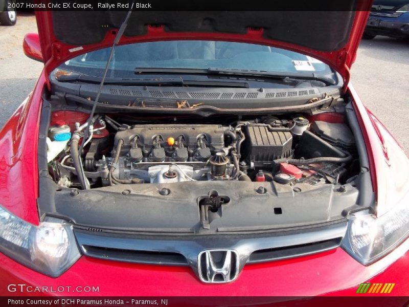 Rallye Red / Black 2007 Honda Civic EX Coupe