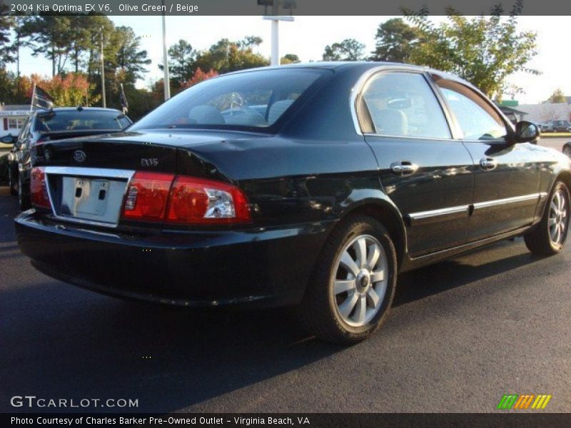 Olive Green / Beige 2004 Kia Optima EX V6