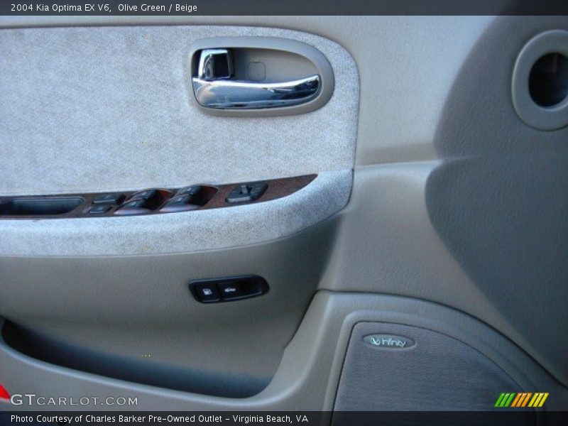 Olive Green / Beige 2004 Kia Optima EX V6