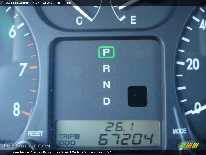 Olive Green / Beige 2004 Kia Optima EX V6