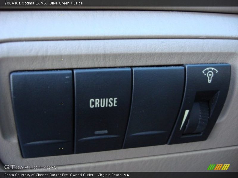 Controls of 2004 Optima EX V6