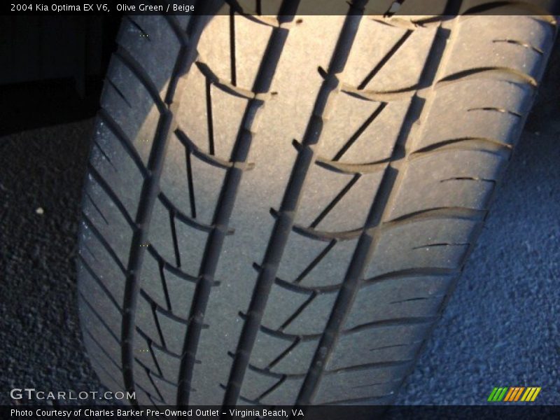 Olive Green / Beige 2004 Kia Optima EX V6