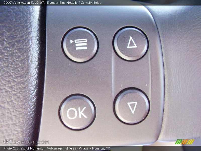 Eismeer Blue Metallic / Cornsilk Beige 2007 Volkswagen Eos 2.0T