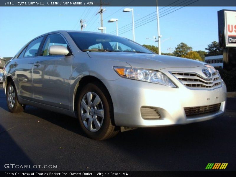 Classic Silver Metallic / Ash 2011 Toyota Camry LE