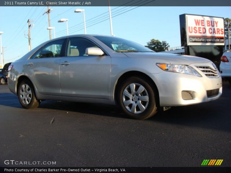 Classic Silver Metallic / Ash 2011 Toyota Camry LE