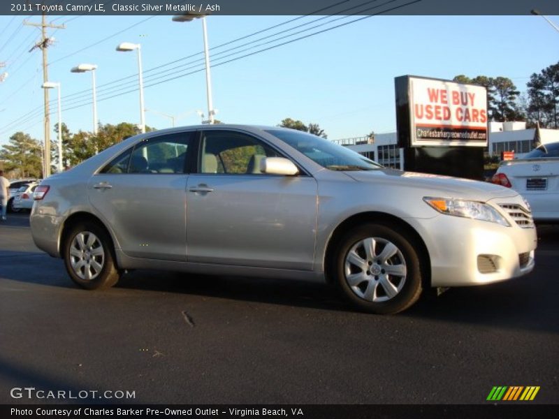Classic Silver Metallic / Ash 2011 Toyota Camry LE