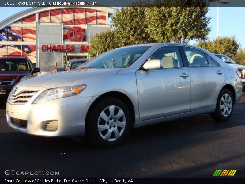 Classic Silver Metallic / Ash 2011 Toyota Camry LE