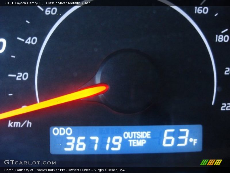 Classic Silver Metallic / Ash 2011 Toyota Camry LE